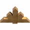 Ekena Millwork Redmond Rough Sawn Timber Gable Bracket, Western Red Cedar, 36"W x 23"H x 4"D x 6"F, 15/12 Pitch GBW036X23X0406RED00RWR - alternate 3
